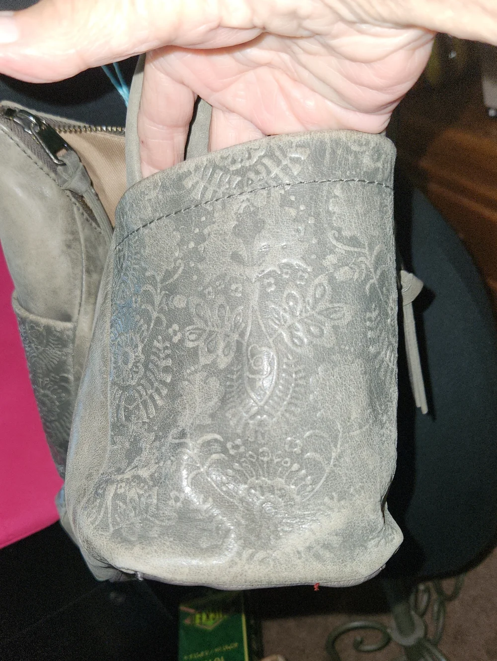Vintage The Sak Leather Shoulder Bag